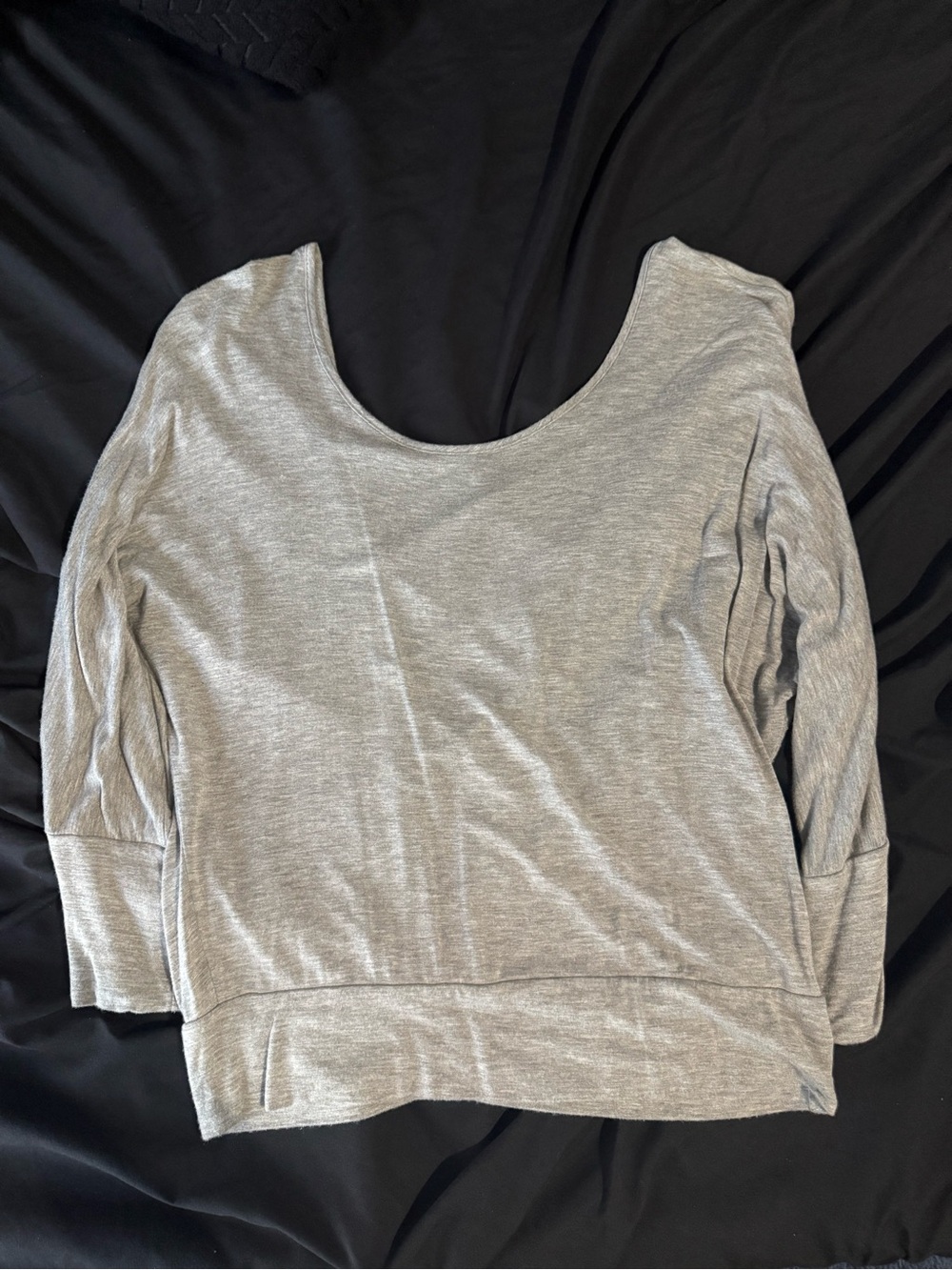 Women's Scoop Neck Top - Gray